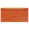 Éjjeli asztal 2 pcs Viaszbarna 37 x 35 x 18.5 cm Tömör fenyőfa