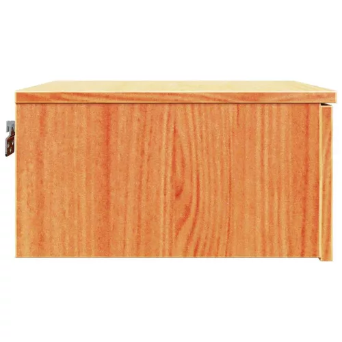 Éjjeli asztal 2 pcs Viaszbarna 37 x 35 x 18.5 cm Tömör fenyőfa