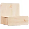 Éjjeli asztal 2 pcs Barna 44 x 32.5 x 40 cm Tömör fenyőfa