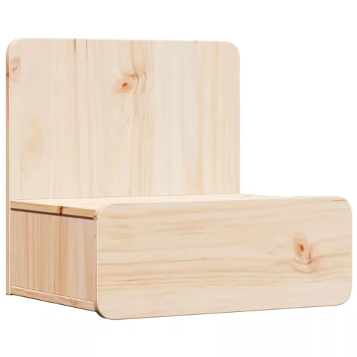 Éjjeli asztal 2 pcs Barna 44 x 32.5 x 40 cm Tömör fenyőfa