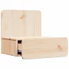 Éjjeli asztal 2 pcs Barna 44 x 32.5 x 40 cm Tömör fenyőfa