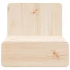 Éjjeli asztal 2 pcs Barna 44 x 32.5 x 40 cm Tömör fenyőfa