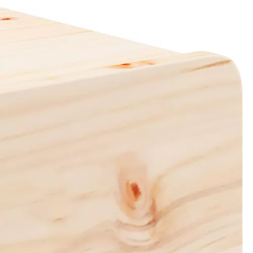 Éjjeli asztal 2 pcs Barna 44 x 32.5 x 40 cm Tömör fenyőfa