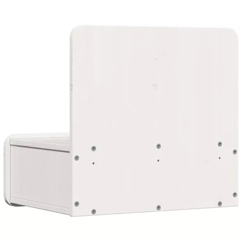 Éjjeli asztal 2 pcs Fehér 44 x 32.5 x 40 cm Tömör fenyőfa