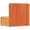 Éjjeli asztal 2 pcs Viaszbarna 44 x 32.5 x 40 cm Tömör fenyőfa