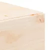 Éjjeli asztal fiókkal Barna 42 x 32.5 x 40 cm Tömör fenyőfa