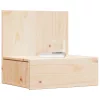 Éjjeli asztal 2 pcs Barna 42 x 32.5 x 40 cm Tömör fenyőfa