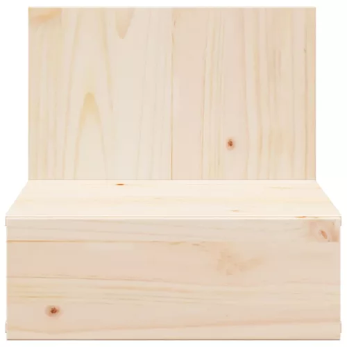 Éjjeli asztal 2 pcs Barna 42 x 32.5 x 40 cm Tömör fenyőfa