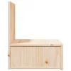 Éjjeli asztal 2 pcs Barna 42 x 32.5 x 40 cm Tömör fenyőfa