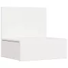 Éjjeli asztal 2 pcs Fehér 42 x 32.5 x 40 cm Tömör fenyőfa