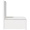 Éjjeli asztal 2 pcs Fehér 42 x 32.5 x 40 cm Tömör fenyőfa