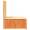 Éjjeli asztal 2 pcs Viaszbarna 42 x 32.5 x 40 cm Tömör fenyőfa