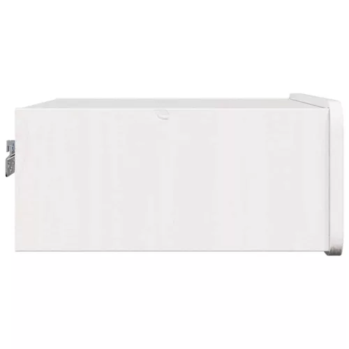 Éjjeli asztal fiókkal Fehér 39 x 34 x 16.5 cm Tömör fenyőfa