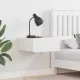 Éjjeli asztal 2 pcs Fehér 39 x 34 x 16.5 cm Tömör fenyőfa