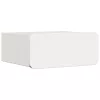 Éjjeli asztal 2 pcs Fehér 39 x 34 x 16.5 cm Tömör fenyőfa