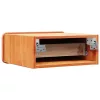 Éjjeli asztal 2 pcs Viaszbarna 39 x 34 x 16.5 cm Tömör fenyőfa