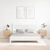 Éjjeli asztal fiókkal 2 pcs Barna 39 x 34 x 33 cm Tömör fenyőfa