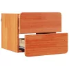 Éjjeli asztal fiókkal 2 pcs Barna 39 x 34 x 33 cm Tömör fenyőfa