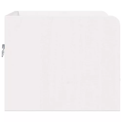 Éjjeli asztal 2 pcs Fehér 38 x 36 x 29.5 cm Tömör fenyőfa