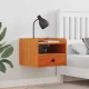 Éjjeli asztal 2 pcs Viaszbarna 38 x 36 x 29.5 cm Tömör fenyőfa