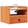Éjjeli asztal 2 pcs Viaszbarna 38 x 36 x 29.5 cm Tömör fenyőfa