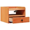 Éjjeli asztal 2 pcs Viaszbarna 38 x 36 x 29.5 cm Tömör fenyőfa