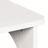 Dohányzóasztal Fehér 80 x 50 x 31 cm Tömör fenyőfa