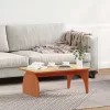 Dohányzóasztal Viaszbarna 80 x 50 x 31 cm Tömör fenyőfa