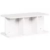 Dohányzóasztal Fehér 80 x 39,5 x 33,5 cm Tömör fenyőfa