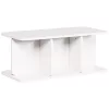 Dohányzóasztal Fehér 80 x 39,5 x 33,5 cm Tömör fenyőfa