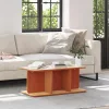 Dohányzóasztal Viaszbarna 80 x 39,5 x 33,5 cm Tömör fenyőfa