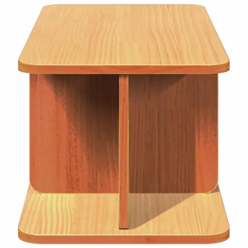 Dohányzóasztal Viaszbarna 80 x 39,5 x 33,5 cm Tömör fenyőfa