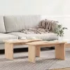 Dohányzóasztal Természetes 100 x 69 x 35.5 cm Tömör fenyőfa
