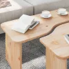 Dohányzóasztal Természetes 100 x 69 x 35.5 cm Tömör fenyőfa