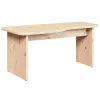 Dohányzóasztal Természetes 100 x 69 x 35.5 cm Tömör fenyőfa