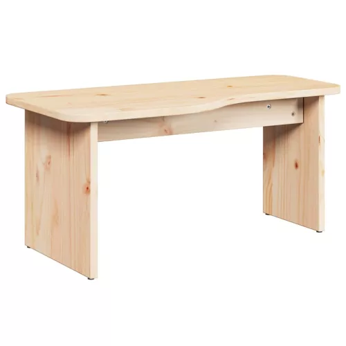 Dohányzóasztal Természetes 100 x 69 x 35.5 cm Tömör fenyőfa