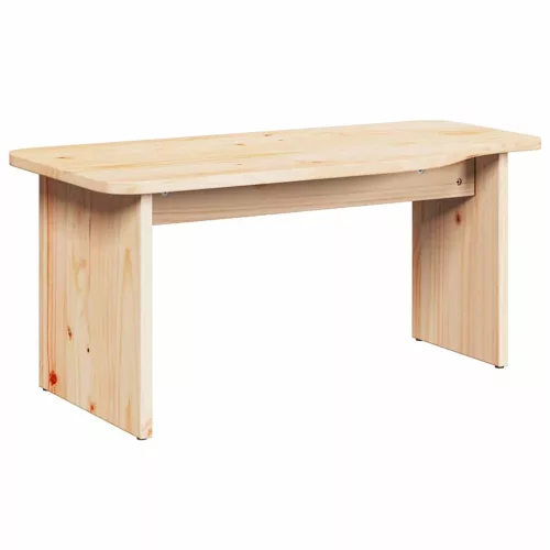 Dohányzóasztal Természetes 100 x 69 x 35.5 cm Tömör fenyőfa