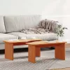 Dohányzóasztal Viaszbarna 100 x 69 x 35.5 cm Tömör fenyőfa