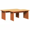 Dohányzóasztal Viaszbarna 100 x 69 x 35.5 cm Tömör fenyőfa