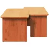 Dohányzóasztal Viaszbarna 100 x 69 x 35.5 cm Tömör fenyőfa