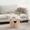 Dohányzóasztal Természetes 50 x 50 x 35 cm Tömör fenyőfa