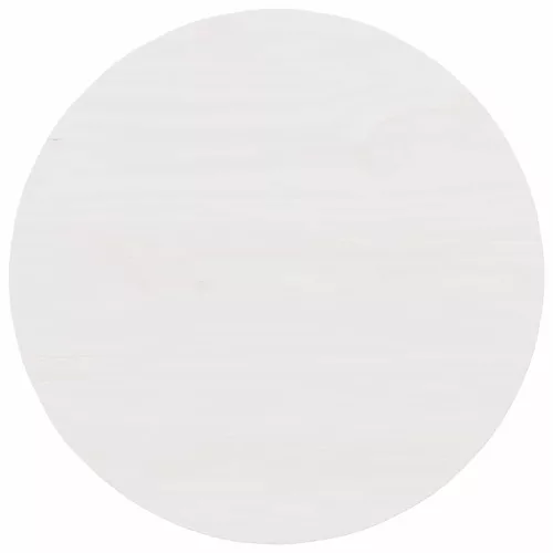 Dohányzóasztal Fehér 50 x 50 x 35 cm Tömör fenyőfa
