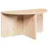 Dohányzóasztal 2 pcs Természetes 79 x 39.5 x 40 cm