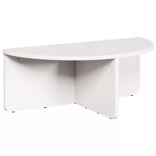 Dohányzóasztal 2 pcs Fehér 79 x 39.5 x 40 cm Tömör fenyőfa
