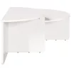 Dohányzóasztal 2 pcs Fehér 79 x 39.5 x 40 cm Tömör fenyőfa