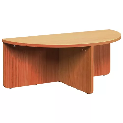 Dohányzóasztal 2 pcs Viaszbarna 79 x 39.5 x 40 cm Tömör fenyőfa