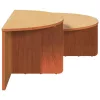 Dohányzóasztal 2 pcs Viaszbarna 79 x 39.5 x 40 cm Tömör fenyőfa