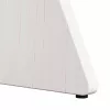 Dohányzóasztal 3 pcs Fehér 49 x 49 x 30 cm Tömör fenyőfa