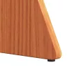 Dohányzóasztal 3 pcs Viaszbarna 49 x 49 x 30 cm Tömör fenyőfa