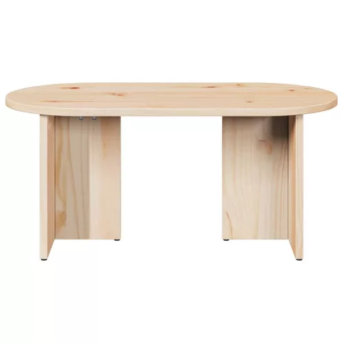 Dohányzóasztal Természetes 80 x 39.5 x 35 cm Tömör fenyőfa